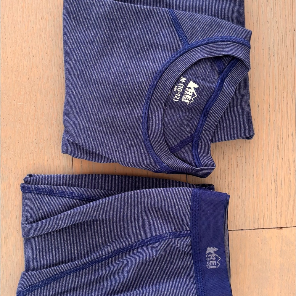 Kids Blue REI Base Layer